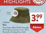 Hut im Angebot bei ALDI SÜD in Rastatt Hut Angebote von ALDIMANIA bei ALDI SÜD Rastatt für 3,99 €