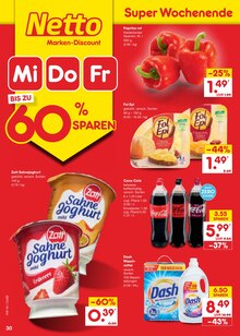 Paprika im aktuellen Netto Marken-Discount Prospekt (Magdeburg) Paprika im Netto Marken-Discount Prospekt "Aktuelle Angebote" mit 72 Seiten (Magdeburg)