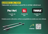 BARRES DE TOIT - Feu Vert / Mont Blanc / THULE dans le catalogue Feu Vert