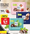 Schokolade im Angebot bei Thomas Philipps in Erkelenz Schokolade Angebote von Ritter Sport bei Thomas Philipps Erkelenz für 1,11 €