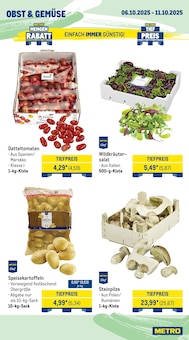 Tomaten im METRO Prospekt "Wochenangebote Gastro + MonatsMenü + Markets" mit 40 Seiten (Solingen (Klingenstadt))