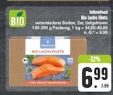 EDEKA Kammerstein - Bio Lachs Filets Angebot im Prospekt Bio Lachs Filets bei EDEKA im Kammerstein Prospekt für 6,99 €