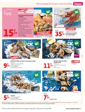 Promos Huîtres dans le catalogue "FÊTONS PÂQUES" de Auchan Hypermarché Huîtres en promo dans le catalogue Auchan Hypermarché à la page 11