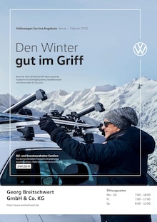 Volkswagen Prospekt für Ansbach, Mittelfr mit 1 Seite Volkswagen Prospekt für Ansbach, Mittelfr: Den Winter gut im Griff, 1 Seite, 01.01.2022 - 28.02.2022