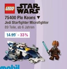Aktuelle Lego Angebote bei V-Markt in Augsburg Aktuelles Star Wars 75400 Plo Koons Jedi Starfighter Microfighter Angebot bei V-Markt in Augsburg ab 10,04 €