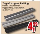 Zugluftstopper Zwilling im Angebot bei Die Möbelfundgrube in Trier Zugluftstopper Zwilling Angebote bei Die Möbelfundgrube Trier für 4,99 €