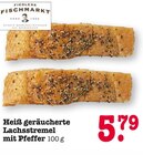 Aktuelle Lachs Angebote bei E center in Mainz Aktuelles Heiß geräucherte Lachsstremel mit Pfeffer Angebot bei E center in Mainz ab 5,79 €