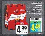 Bud Beer bei EDEKA im Prospekt "" für 4,49 €