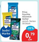 Feuchte Allzwecktücher von Priva im aktuellen budni Prospekt