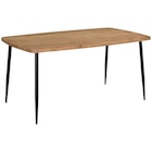 ESSTISCH 160/90/76 cm Echtholz Holz, Metall in verschiedenen Größen erhältlich rechteckig Schwarz, Akaziefarben Angebote von Boxxx bei XXXLutz Amberg für 99,90 €