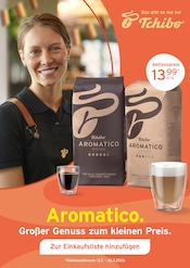 Kaffee im Tchibo im Supermarkt Prospekt in Niederkassel Aktueller Tchibo im Supermarkt Prospekt mit Kaffee, "Aromatico. Großer Genuss zum kleinen Preis.", Seite 1