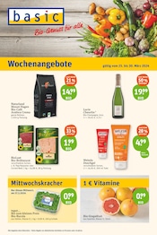 Aktueller basic Supermarkt Prospekt in Unterföhring und Umgebung, "Bio-Genuss für alle" mit 16 Seiten, 25.03.2024 - 30.03.2024
