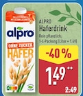 Haferdrink von Alpro für 1,49 € bei ALDI Nord im Angebot Haferdrink von Alpro im aktuellen ALDI Nord Prospekt