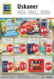 EDEKA Prospekt für Nordwalde: "Aktuelle Angebote", 24 Seiten, 22.09.2025 - 27.09.2025