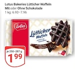 Lütticher Waffeln mit Schokolade im Angebot bei GLOBUS in Halle Lütticher Waffeln mit Schokolade Angebote von Lotus Bakeries bei GLOBUS Halle für 1,99 €