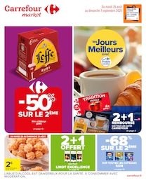 Catalogue Carrefour Market "les Jours Meilleurs avec Les Produits Carrefour" à Péone et alentours, 22 pages, 26/08/2025 - 07/09/2025