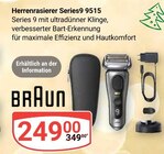 Herrenrasierer Series9 9515 Angebote von Braun bei GLOBUS Krefeld für 249,00 €