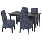 Tisch und 4 Stühle schwarz/Ryrane dunkelblau im Angebot bei IKEA in Hannover Tisch und 4 Stühle schwarz/Ryrane dunkelblau Angebote bei IKEA Hannover für 688,96 €