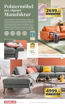 Sofa im aktuellen Segmüller Prospekt (Mannheim) Sofa im Segmüller Prospekt "Wohndesign - Inspirierende Ideen für Ihr Zuhause" mit 30 Seiten (Mannheim)