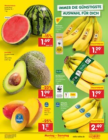 Bananen im Netto Marken-Discount Prospekt "Aktuelle Angebote" mit 69 Seiten (Osnabrück)