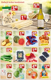 Aktueller WEZ Prospekt mit Spargel, "Die WEZette", Seite 4