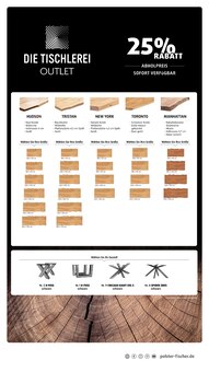 Sitzmöbel im Polstermöbel Fischer Prospekt "Holztische" mit 8 Seiten (Heilbronn)