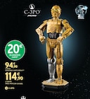C-3PO LEGO - Lego Star Wars en promo chez Intermarché Hyper C-3PO LEGO - Lego Star Wars dans le catalogue Intermarché Hyper