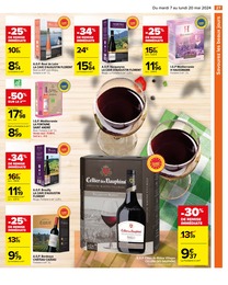 Offre Vin Bio dans le catalogue Carrefour du moment à la page 29