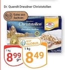 Dresdner Christstollen Angebote von Dr. Quendt bei GLOBUS Gotha für 8,49 €