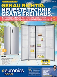 EURONICS Prospekt für Schwerte mit 20 Seiten EURONICS Prospekt für Schwerte: "GENAU RICHTIG. NEUESTE TECHNIK GRATIS FREI HAUS.", 20 Seiten, 25.06.2026 - 08.07.2026