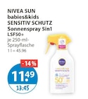 babies&kids SENSITIV SCHUTZ Sonnenspray 5in1 LSF50+ von NIVEA SUN im aktuellen V-Markt Prospekt für 11,49 €