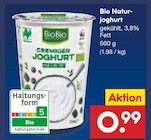 Bio Naturjoghurt bei Netto Marken-Discount im Schwalmtal Prospekt für 0,99 €
