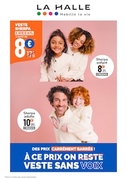 Prospectus La Halle à Chennevières-sur-Marne, "À CE PRIX ON VESTE SANS VOIX", 1 page, 24/09/2025 - 09/10/2025