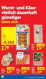 Lidl Grillwurst im Prospekt 