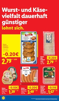 Bratwurst im aktuellen Lidl Prospekt (Osnabrück) Bratwurst im Lidl Prospekt "Der Preisführer macht Deutschland dauerhaft günstiger!" mit 36 Seiten (Osnabrück)