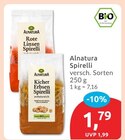 Rote Linsen Spirelli von Alnatura für 1,79 € bei budni im Angebot Rote Linsen Spirelli von Alnatura im aktuellen budni Prospekt