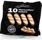 Moricettes natures surgelées - Poulaillon dans le catalogue Intermarché