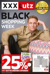 Aktueller XXXLutz Möbelhäuser Prospekt mit Möbel, "BLACK SHOPPING WEEK", Seite 1