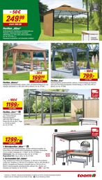 Pavillon Angebot im aktuellen toom Baumarkt Prospekt auf Seite 13