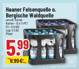 Trinkgut Erkrath - Haaner Felsenquelle o. Bergische Waldquelle Angebot im Prospekt Haaner Felsenquelle o. Bergische Waldquelle bei Trinkgut im Erkrath Prospekt für 5,99 €