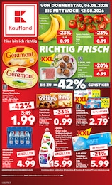 Kaufland Prospekt für Großbardorf mit 56 Seiten Kaufland Prospekt für Großbardorf: "Hier bin ich richtig", 56 Seiten, 06.08.2026 - 12.08.2026