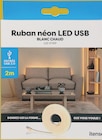 Ruban LED 2M USB Blanc - ITENSE - Intermarché Hyper Ruban LED 2M USB Blanc - ITENSE à 7,12 € dans le catalogue Intermarché Hyper