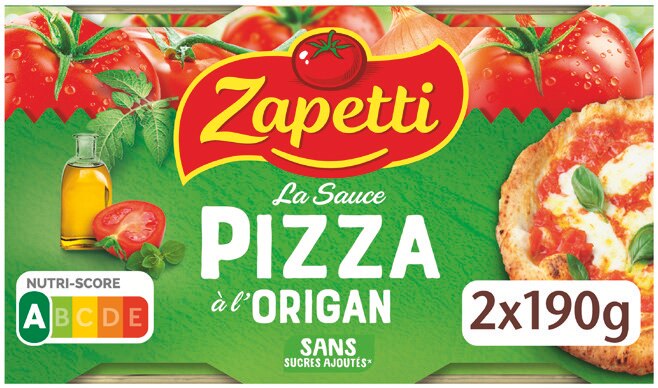 ZAPETTI La sauce pizza à l'origan