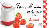 Yaourt crémeux fraise - BONNE MAMAN en promo chez Intermarché Hyper Yaourt crémeux fraise - BONNE MAMAN dans le catalogue Intermarché Hyper