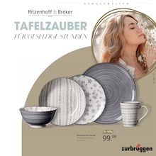 Tafel-Set im Zurbrüggen Prospekt "FRÜHLINGS-BOTEN FÜR DEIN ZUHAUSE" mit 94 Seiten (Essen)