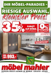 Aktueller Möbel Mahler Siebenlehn Möbel & Einrichtung Prospekt in Dresden und Umgebung, "IHR MÖBEL-PARADIES - RIESIGE AUSWAHL, kleinster Preis!" mit 16 Seiten, 25.03.2026 - 07.04.2026