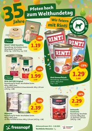 Fressnapf Tiere im Prospekt 