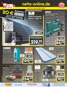 Gartenmöbel im Netto Marken-Discount Prospekt "Aktuelle Angebote" mit 54 Seiten (Göttingen)