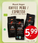 Aktuelle Kaffee Angebote bei Erdkorn Biomarkt in Hannover Aktuelles KAFFEE PERU / ESPRESSO Angebot bei Erdkorn Biomarkt in Hannover ab 5,99 €