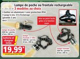 Norma Uckange - Promo Lampe de poche rechargeable Promo Lampe de poche rechargeable à 19,99 € dans le catalogue Norma à Uckange